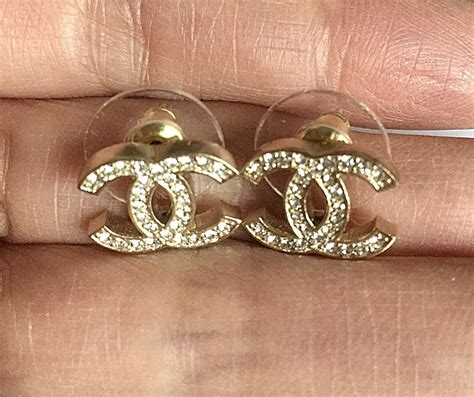 classic chanel studs|Chanel stud for sale.